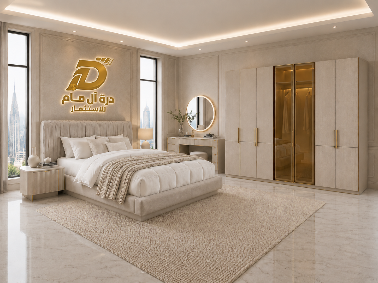 غرفة نوم مودرن 6 قطع 